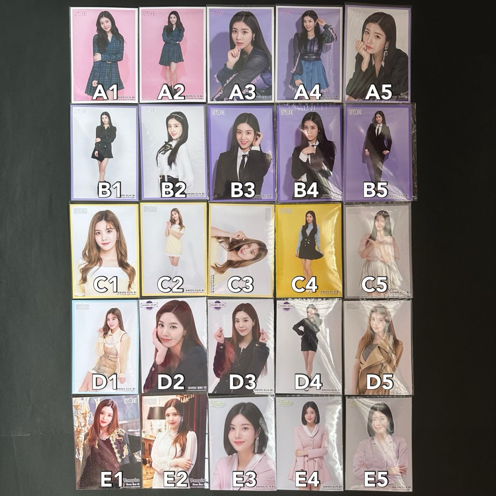 Kwon Eunbi Izone Iz*one Official Loose Japan Bromides/3R Photos