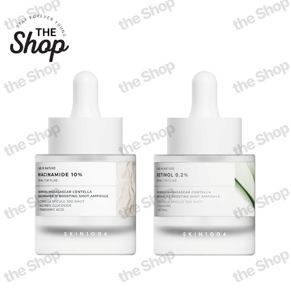 [SKIN1004] Madagascar Centella Boosting Shot Ampoule 30ml (Niacinamide 10 / Retinol 0.2 Option)