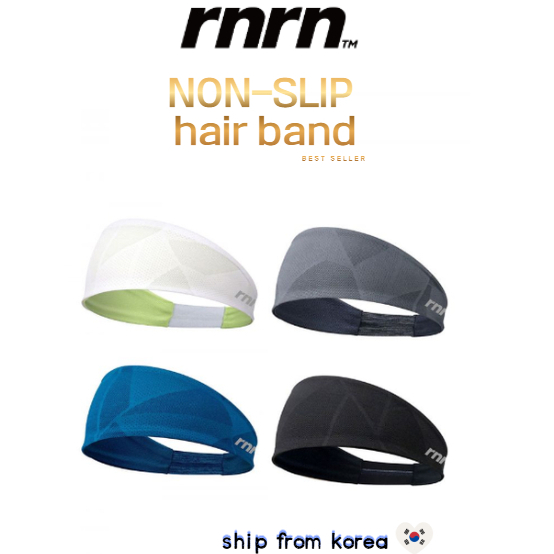 [RNRN]Non-slip_วงผมกีฬาพร้อมตาข่ายระบายอากาศและแถบเหงื่อลื่นสำหรับกิจกรรมกลางแจ้ง | มีให้เลือก 4 สี | จัดส่งจากกรุงเทพ