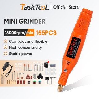 TASKTOOL 12V 18000RPM Mini Electric Grinder Engraver Pen UK Plug Engraving Cutting Polishing Drilling Rotary Tool