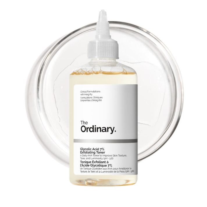 The Ordinary Glycolic Acid 7% Exfoliating Toner 240ml | AHA Exfoliating & Radiance Boosting Toner
