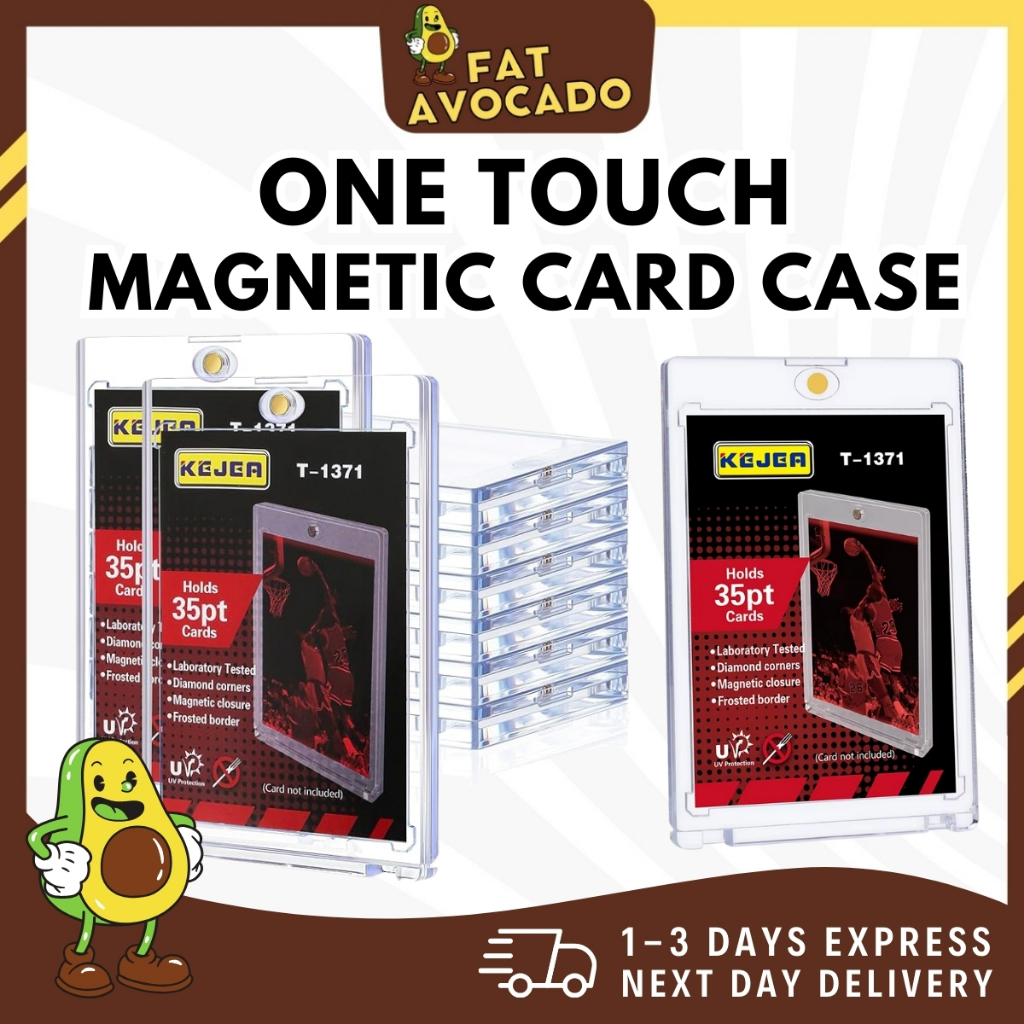 DIRECT FACTORY ราคา One Touch Magnetic Card Case Holder Hobby Pokémon Sports Kpop Idol Trading Card