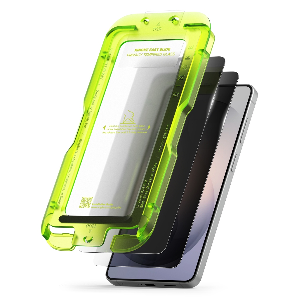 Ringke Easy Slide Privacy Glass สําหรับ Galaxy S26 Plus / S26 Anti-Spy กระจกนิรภัยป้องกันหน้าจอ