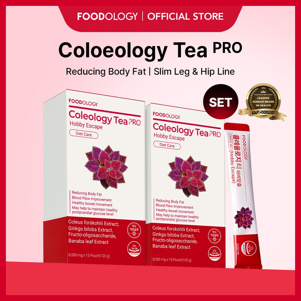 [FOODOLOGY Official] Coleology Slimming Tea PRO 8,000มก. x 15 แท่ง _ ชาสมุนไพรและสารสกัดจากพืชธรรมชาติหลากหลายชนิด | ลดอาการท้องอืด
