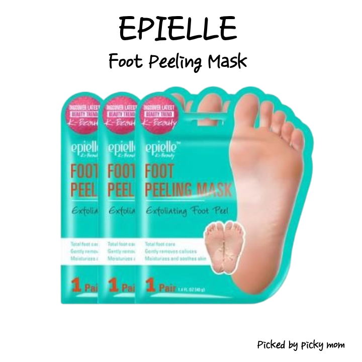 EPIELLE Foot Peeling Mask (3 ชิ้น / 6 ชิ้นชุด) - Baby Soft Feet หลังจาก 1 สัปดาห์!