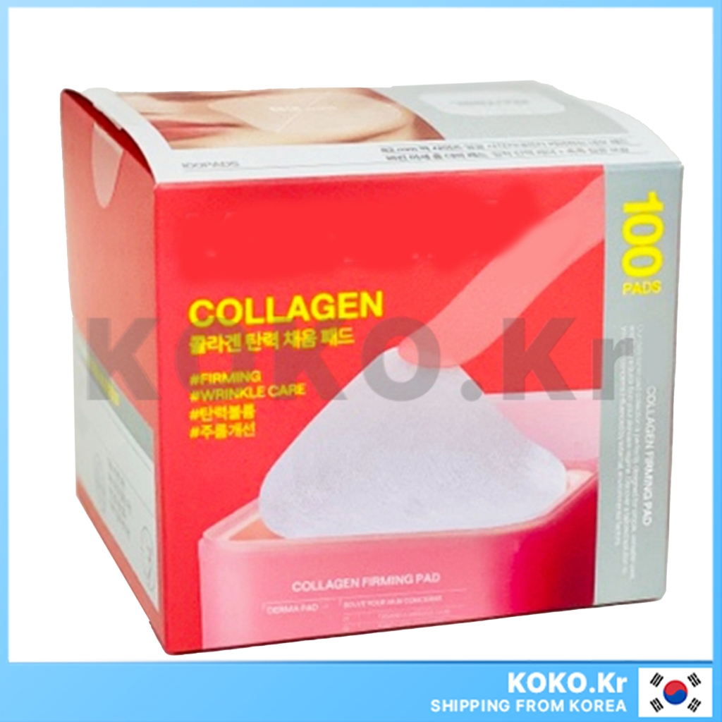 MEDIHEAL Collagen Ampoule Toner Pad 100 pcs with FREEBIES