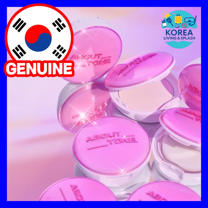 ABOUT TONE Glow Powder Pact 8g Radiant Tone Up Compact