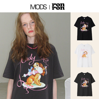 [RONRON X Disney] Ribbon Lady & Dog แบบโอเวอร์ฟิต มีให้เลือก…