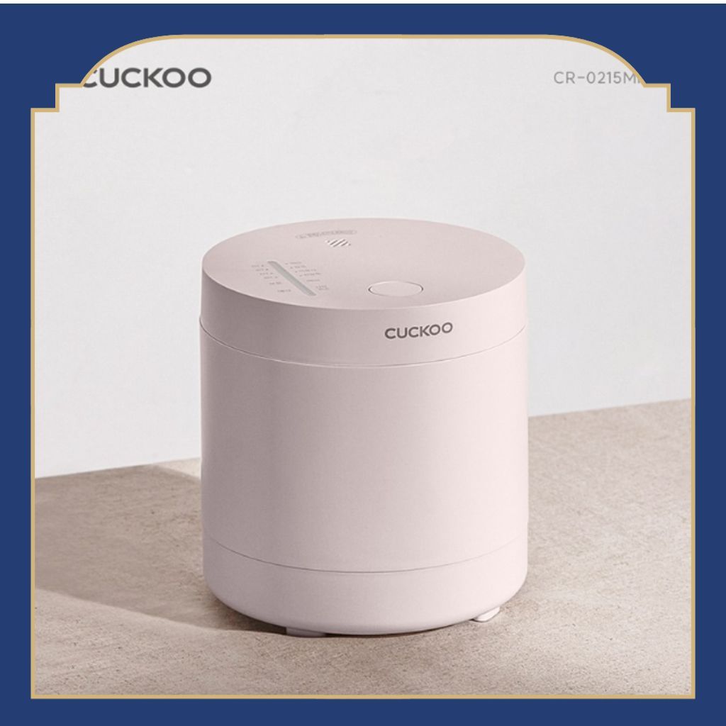 [CUCKOO] Marshmallow 2-Cup Mini Rice Cooker 0.36L หม้อหุงข้าวไฟฟ้าขนาดกะทัดรัด (สีขาว/ชมพู)