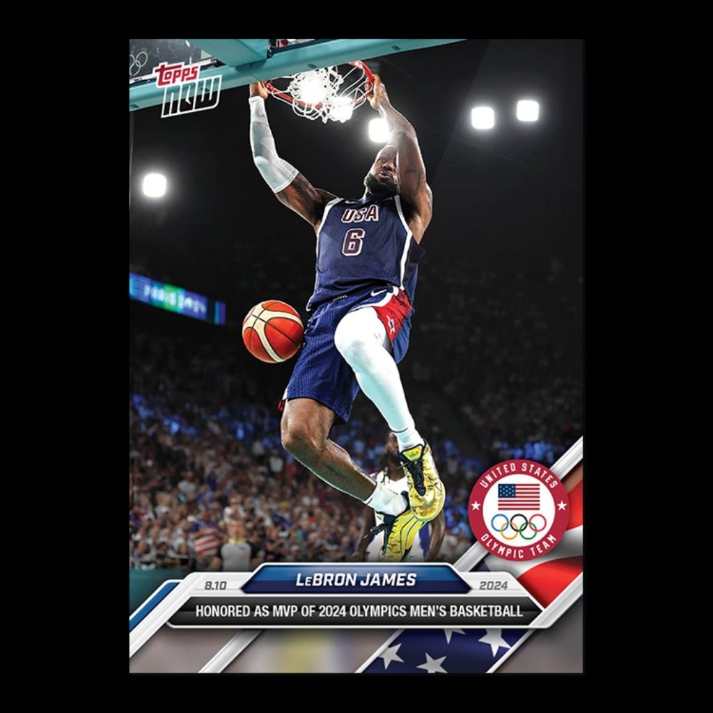 LeBron James - 2024 Olympic Games TOPPS NOW Card 30