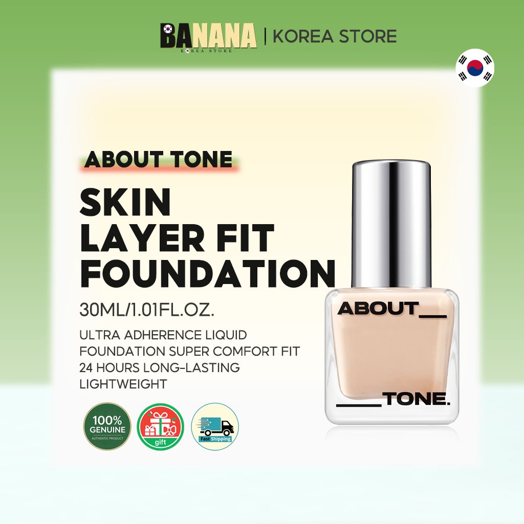 ABOUT TONE Skin Layer Fit Foundation 30ml