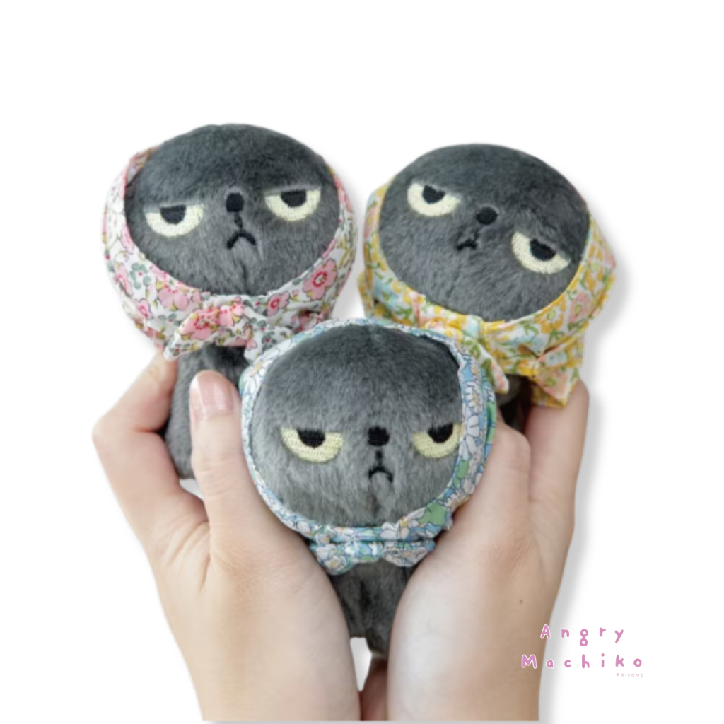 พวงกุญแจตุ๊กตามาสคอต Angry Machiko Flower Series