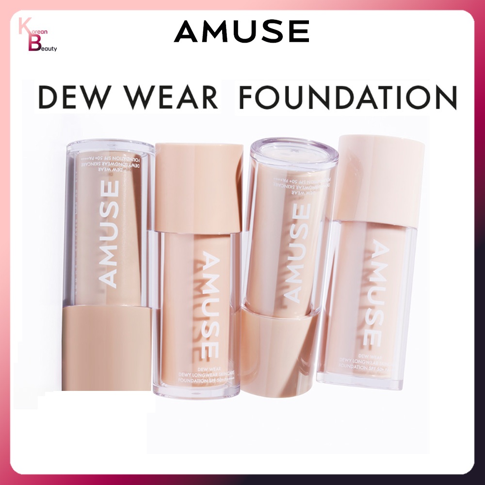 AMUSE Dew Wear Foundation 4 สี / รีฟิล