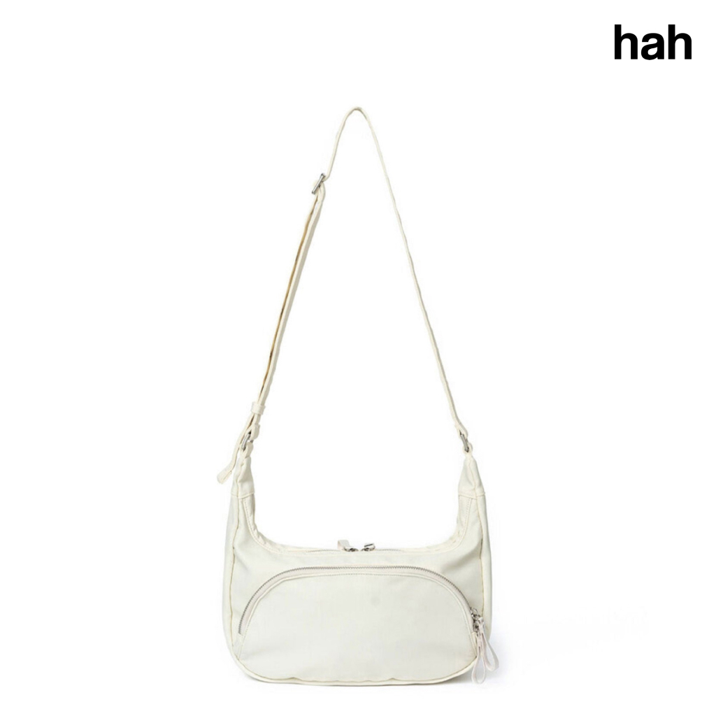 [HAH ARCHIVE] Ferry Nylon Hobo Bag (Ivory)