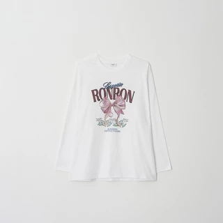 [RONRON] Vintage Double Ribbon Long Sleeve / 2colors