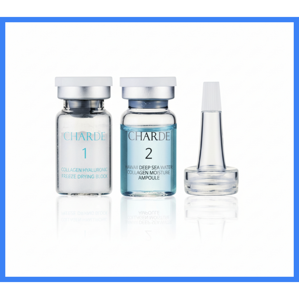 Charde Cloud Ampoule 5 Week Kit Set, Daily Skincare Program Ampoule Set