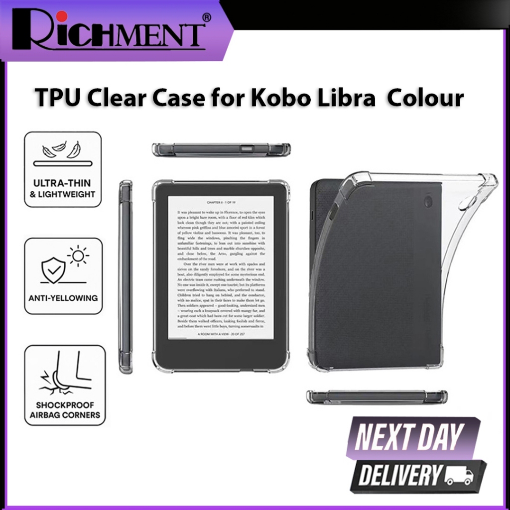 เคส TPU แบบนุ่มสําหรับ e-Book Kindle Case/Kobo Libra Colour/Libra Color/Kobo Clara Colour/Kobo Sage/