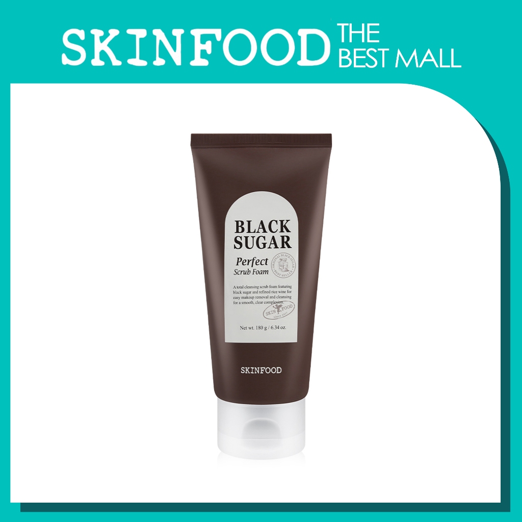 [SKINFOOD] Black Sugar Perfect Scrub Foam 180ml
