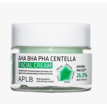 APLB AHA BHA PHA Centella Facial Cream 55ml