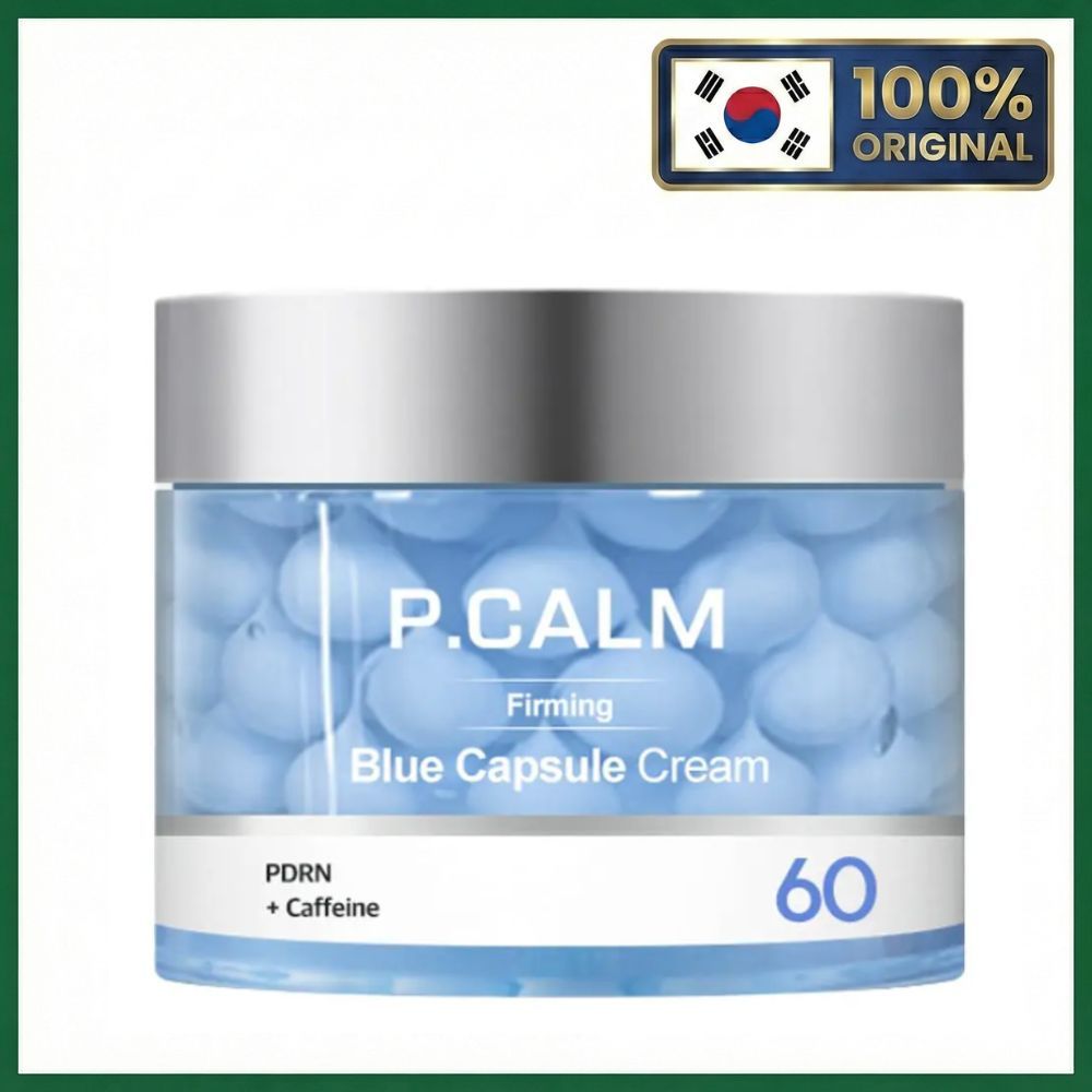 [P.CALM] 🇰🇷PDRN Caffeine Blue Capsule 60 ครีม 50ml 🇰🇷 เค-บิวตี้ ของแท้