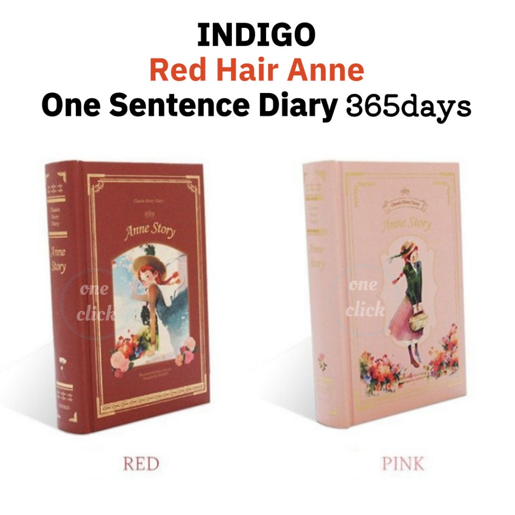 2026 Diary | Indigo Classic Story One Sentence Diary | แอนน์แห่งกรีนเกเบิลส์ บันทึก 365 วัน