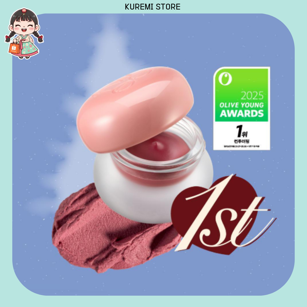 [fwee] Pudding-to-Powder Blurry Pot - Multi-use Lip & Cheek for Soft Matte Gradient Look