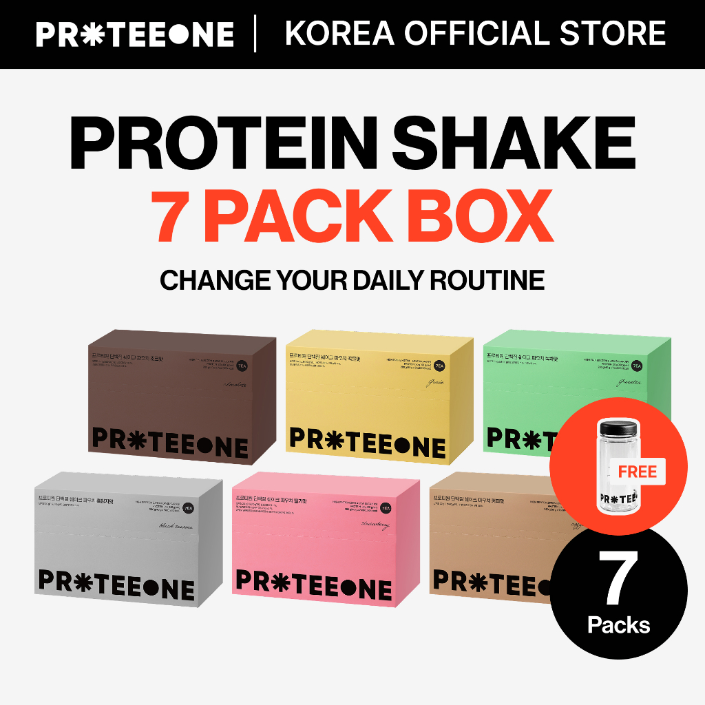 [INTAKE] PROTEEONE High-Protein Shake 7-Pack Box Set (40g  7) | อาหารทดแทน