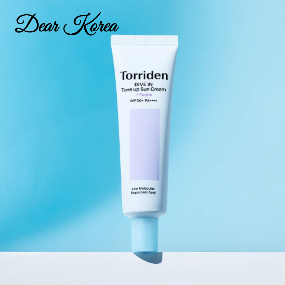 TORRIDEN Dive In Purple Tone Up Sunscreen 60ml SPF50 PA++++ ครีมกันแดดเกาหลี