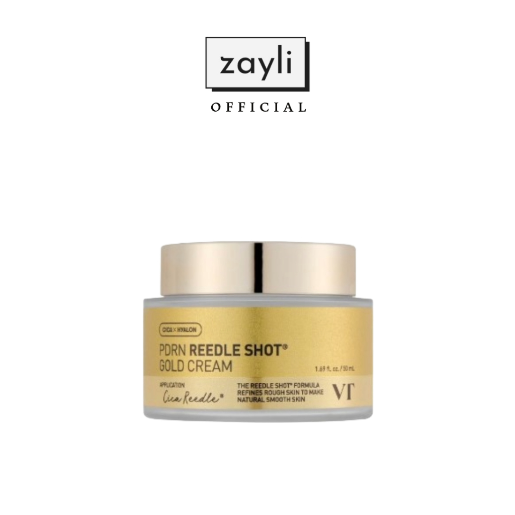 VT PDRN Reedle Shot Gold Cream 50ml | โกลด์ คอลลาเจน PDRN Firm-Look Glow Care