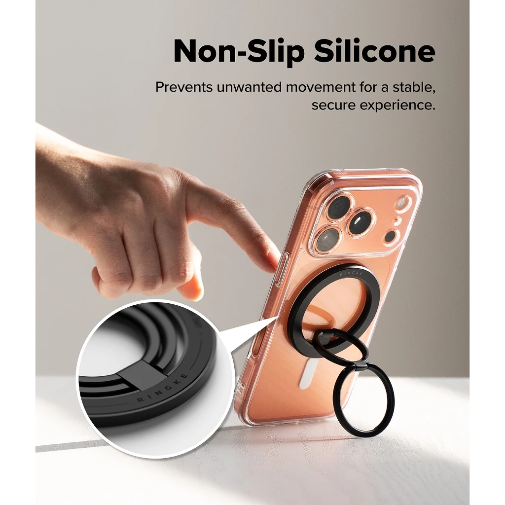 Ringke Dual Magnetic Smart Ring สำหรับสมาร์ทโฟนและอุปกรณ์เสริมต่างๆ ที่จับโทรศัพท์แบบแม่เหล็กสองด้าน อุปกรณ์เสริม thumbnail 8