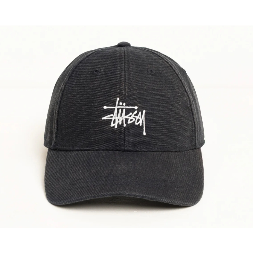 [STUSSY] BASIC STSSY CAP WASHED CANVAS