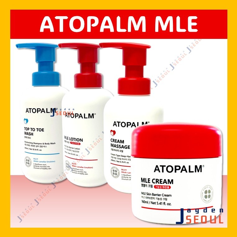 ATOPALM | MLE Collection - MLE CREAM, Lotion, SoothingGel Lotion, TOP-TO-TOE WASH, น้ํามันนวดครีม