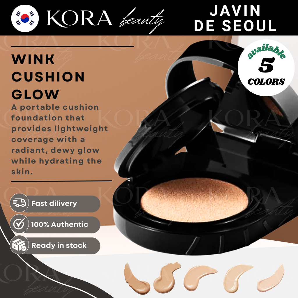 [Javin de Seoul] Wink Cushion Glow Pocket – รองพื้นคุชชั่นหลัก + รีฟิล