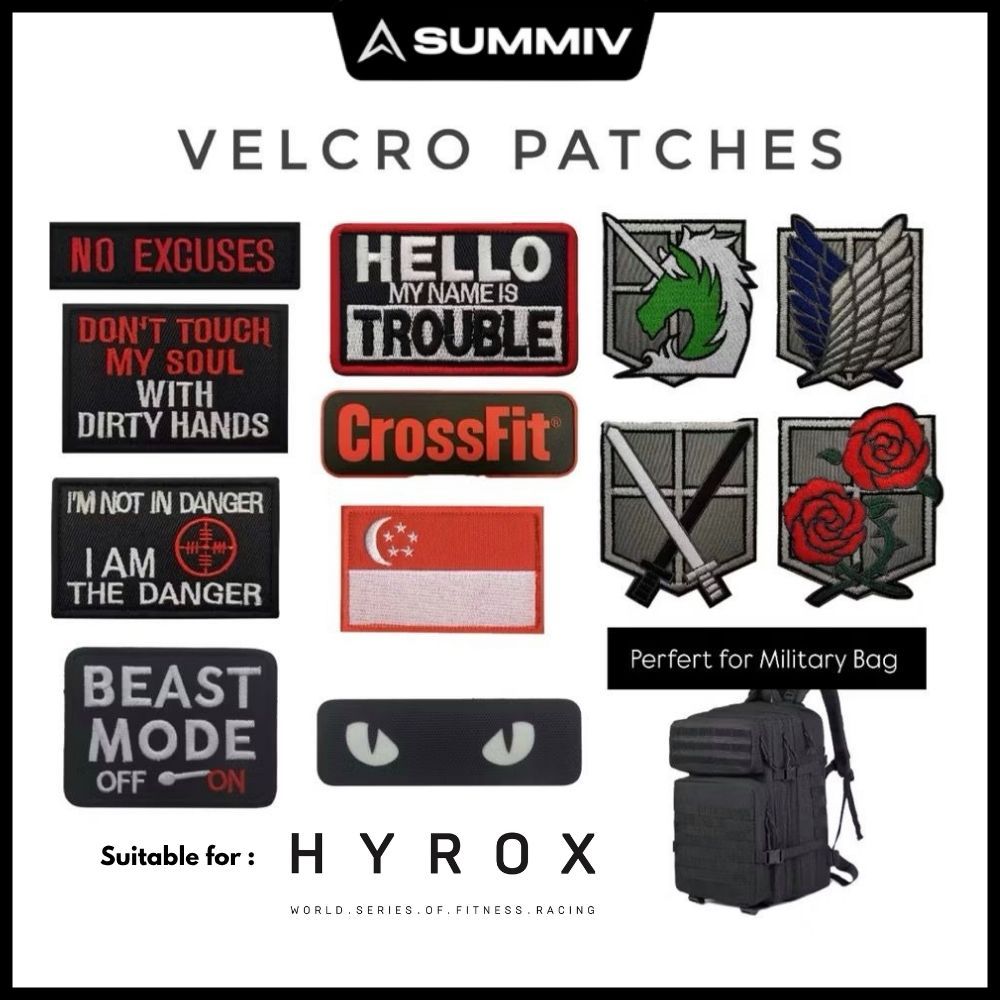 SUMMIV ทหาร Velcro Patch Army ยุทธวิธี Patch Morale Patch Velcro Patch