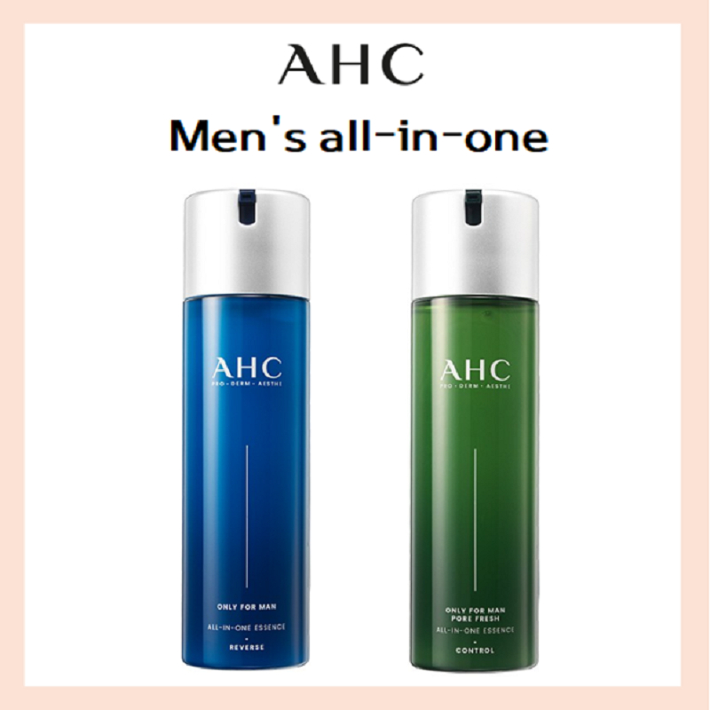 AHC Only For Men All In One Essence 200ml โลชั่นเพิ่มความชุ่มชื้นสําหรับผู้ชาย Essence สกินแคร์เกาหลี / Pore Fresh Oil Control