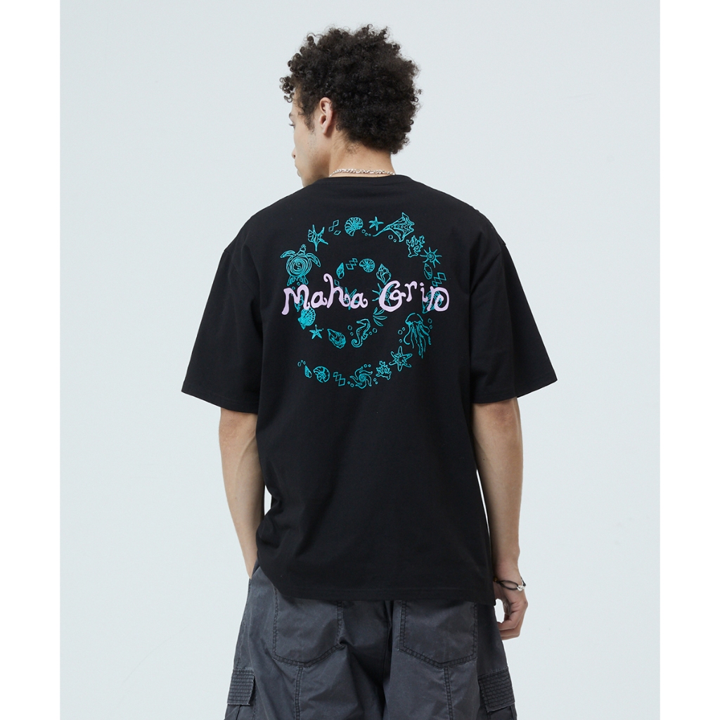 [MAHAGRID] SPIRAL SHELLS TEE_สไตล์เกาหลี ราคา ถูกที่สุด ดีลบีเคเค แกลเลอรีภาพที่ 9