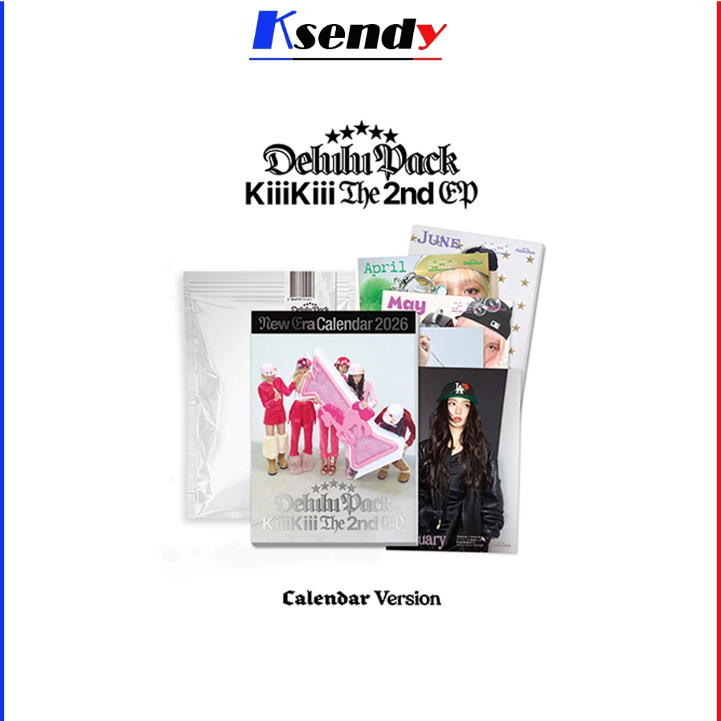 KiiiKiii 2nd EP [ Delulu Pack ] Calendar. Version