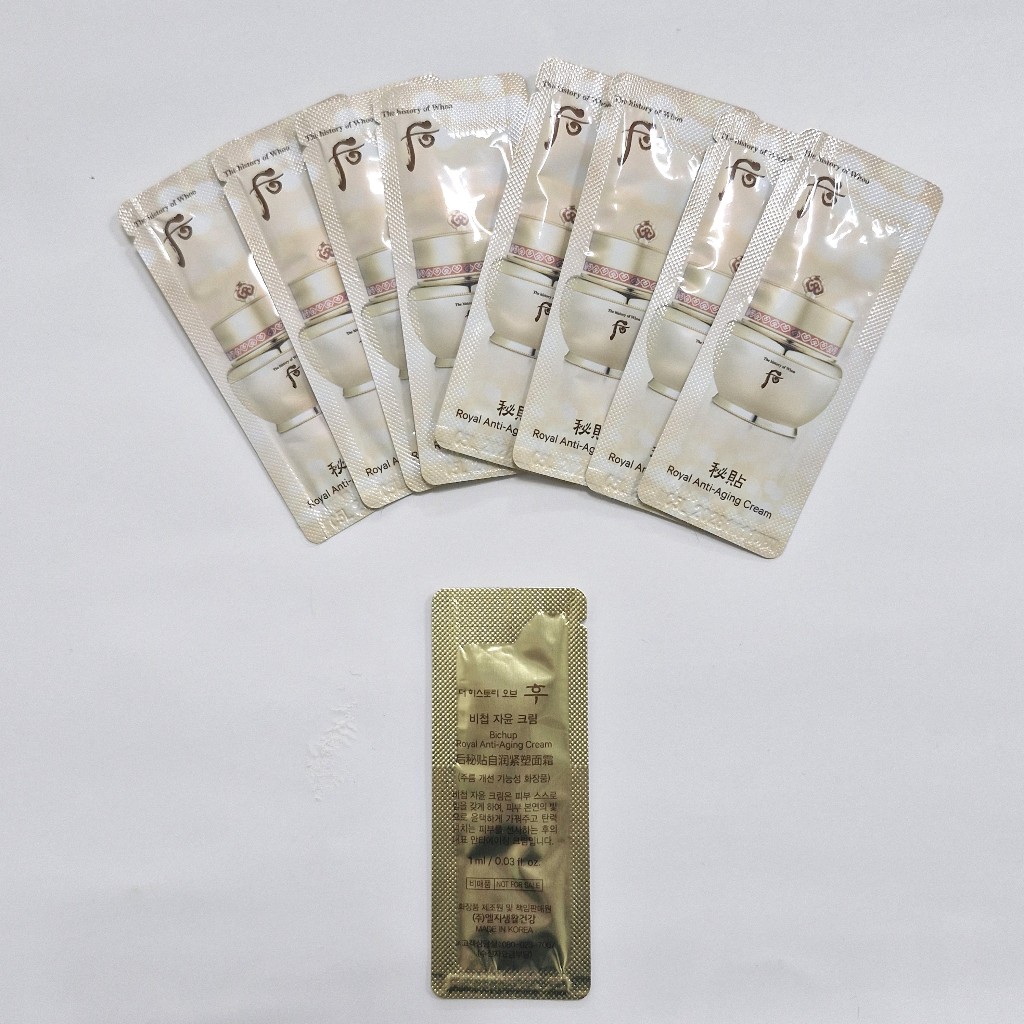 [WHOO] Bichup Royal Anti-Aging Cream 1ml (ขนาดเดินทาง เครื่องสําอางเกาหลี) - รูปที่ 4