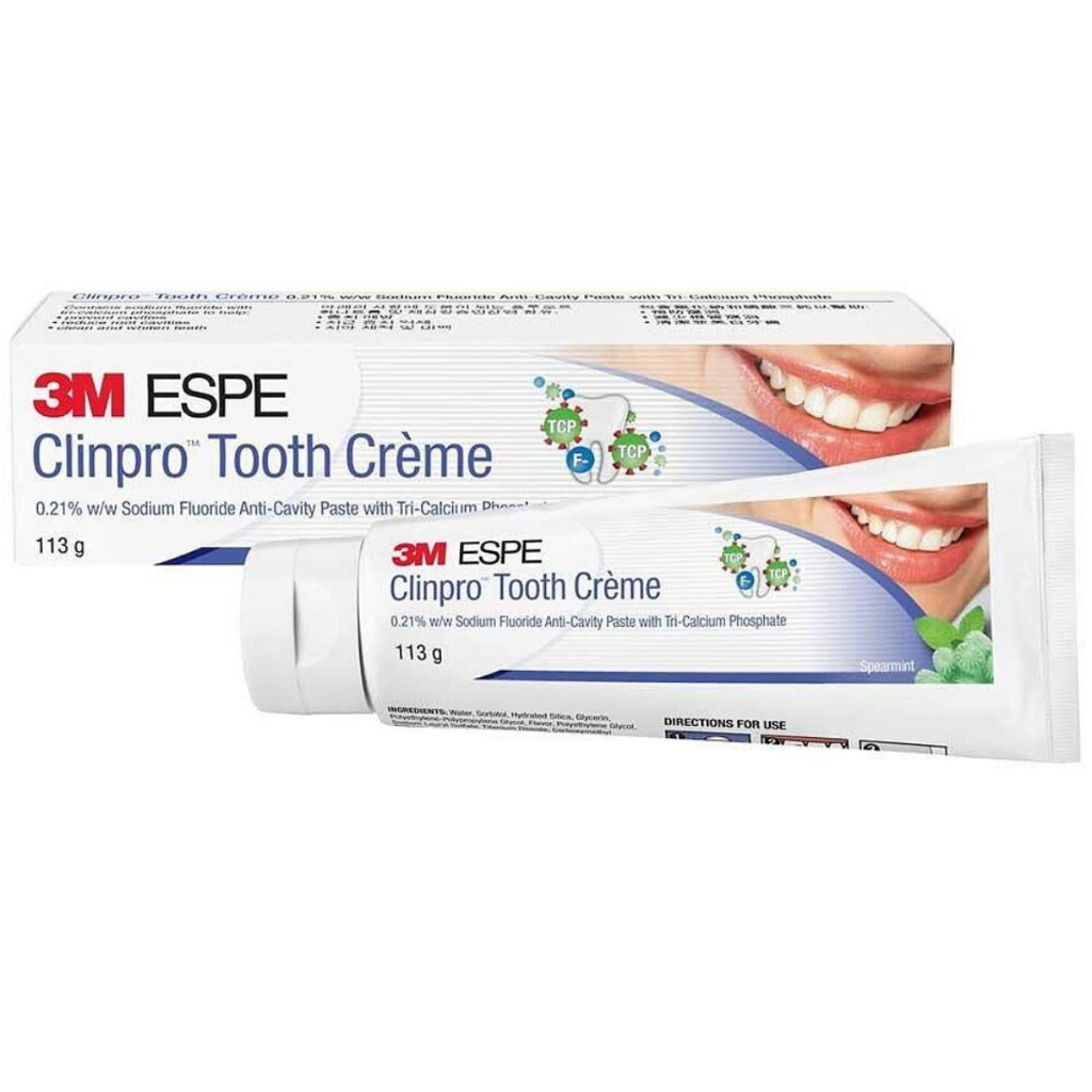 3M ESPE ครีมยาสีฟัน Clinpro ยาสีฟันป้องกันฟันผุ 113g รสสเปียร์มินต์ ป้องกันฟันผุ โซเดียมฟลูออไรด์