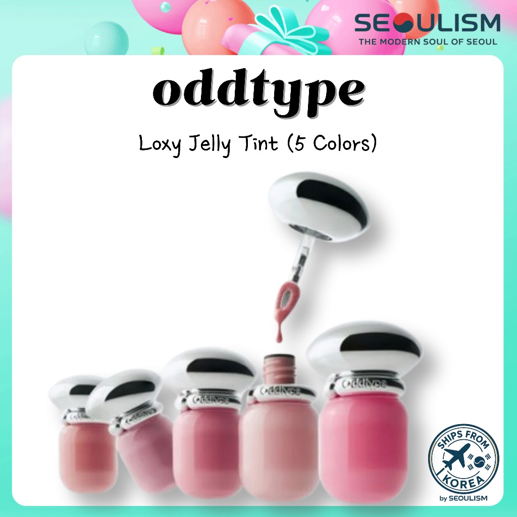 🇰🇷[oddtype] Loxy Jelly Tint (5 สี) | Glossy Jelly Lip Tint | ลิปเมคอัพเกาหลี
