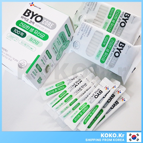 CJ BYOCORE Daily Probiotics / โปรไบโอติกดิบเพื่อสุขภาพ ( โปรไบโอติก 10 พันล้าน ) 1.5g x 30 Stick พร้อม FREEBIES