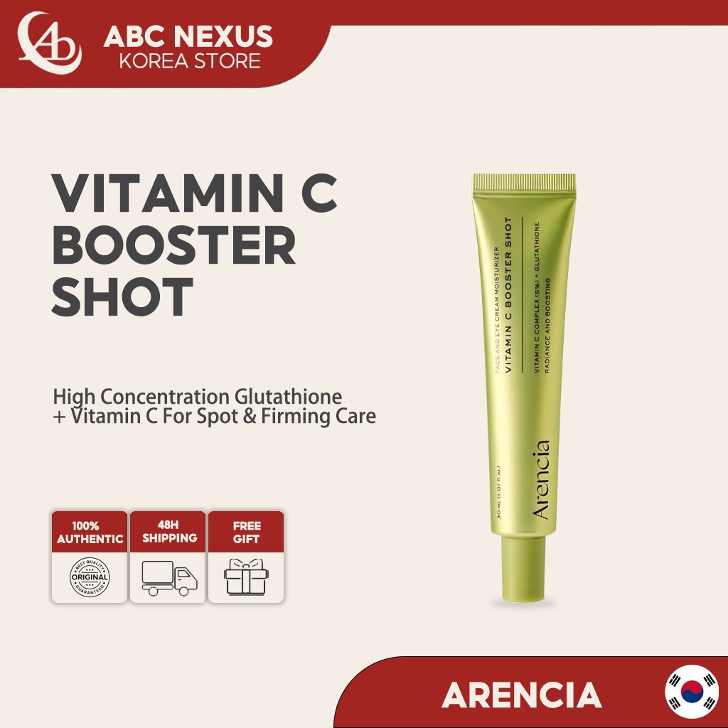 Arencia Vitamin C Booster Shot Serum with Glutathione, Niacinamide และวิตามินอีสําหรับ Dark Spot Care