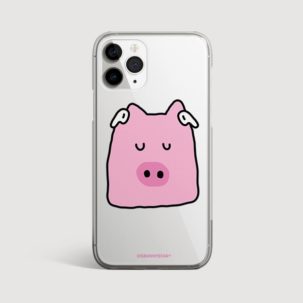 [Disbunnystar✨][ผลิตในเกาหลี] เคสเยลลี่ Oink Oink Piggy Face