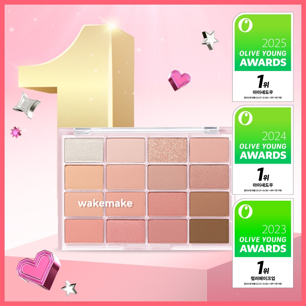 WAKEMAKE Soft Blurring Eye Palette 12 Color Makeup Eye Eyeshadow Korean Seller ของแท้ 100% K-Beauty 