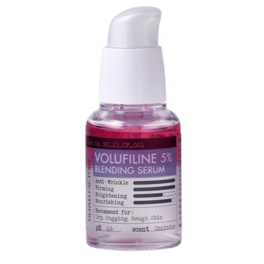 Derma Factory Volufiline Blending Serum 30ml | เซรั่มเพิ่มปริมาตรกระชับเกาหลี | เซรั่มบํารุงผิวต่อต้านริ้วรอย