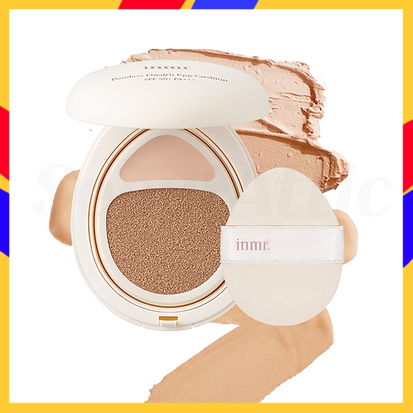 อินเอ็มอาร์. Poreless Dual Fit 2in1 Egg Cushion / รองพื้นคอนซีลเลอร์ Blemish Pore Spot