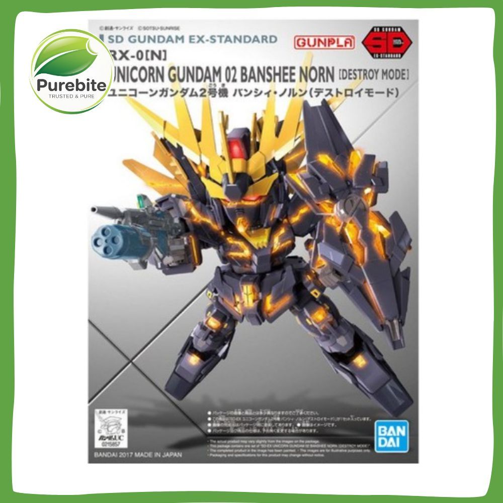 SD Gundam EX Standard SDEX-015 RX-0[N] Unicorn Gundam 02 Banshee Norn Destroi Mode | ชุดโมเดล Bandai