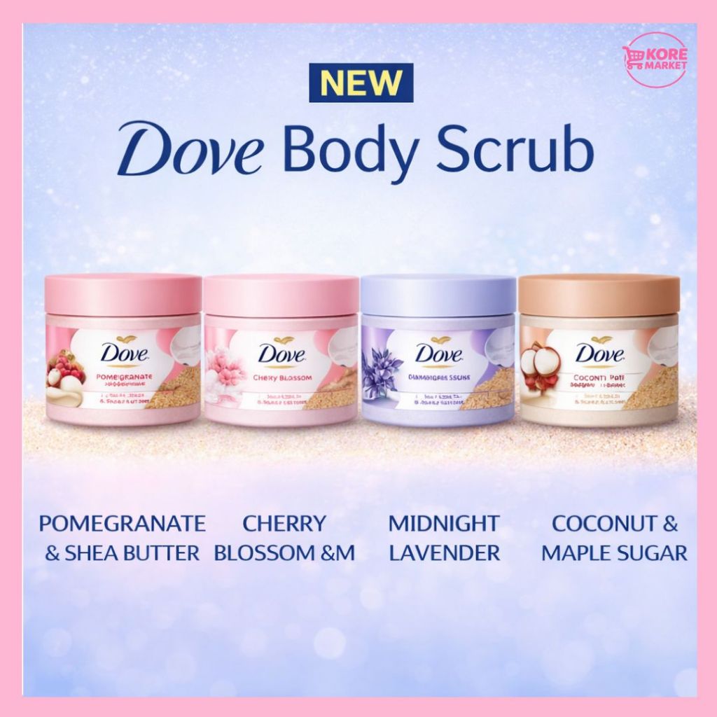 Dove Body Scrub 298g (4 ตัวเลือก)