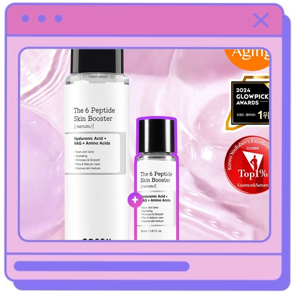 COSRX The 6 Peptide Skin Booster Serum 150mL Special Set (+Peptide Serum 30mL)