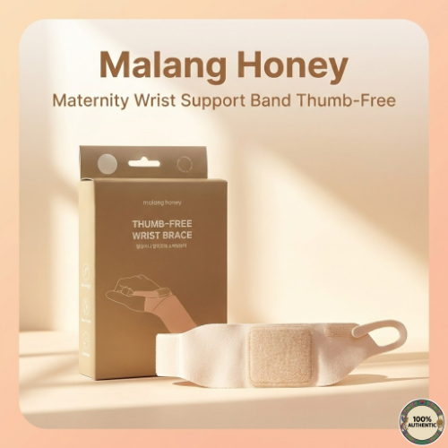 Malang Honey สายรัดพยุงข้อมือสําหรับคลอดบุตร ปลอดนิ้วหัวแม่มือ